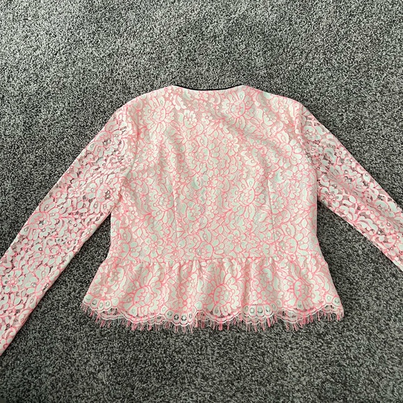 Juicy couture barbie core style lace zip top - Picture 6 of 6